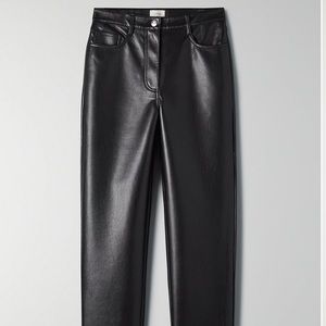 ARITZIA LEATHER MELINA PANT